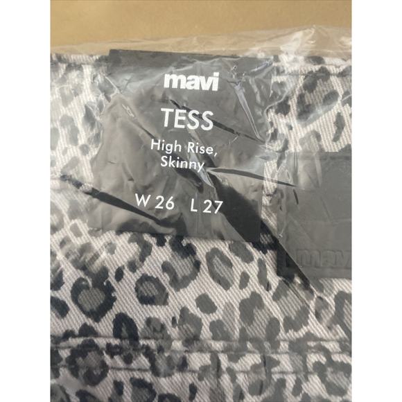 Mavi Women's Grey Tess Leo Cropped Skinny Jeans - 26W x 27L - Grey Leo - Picture 5 of 5